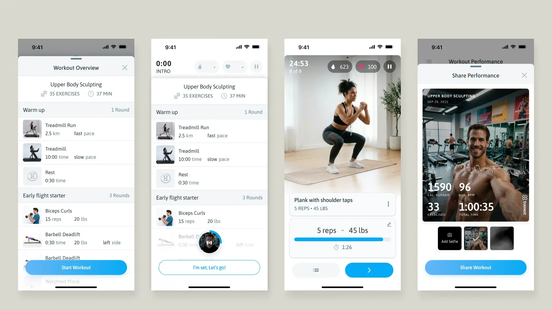 We mapped the workout as a story arc, not a form